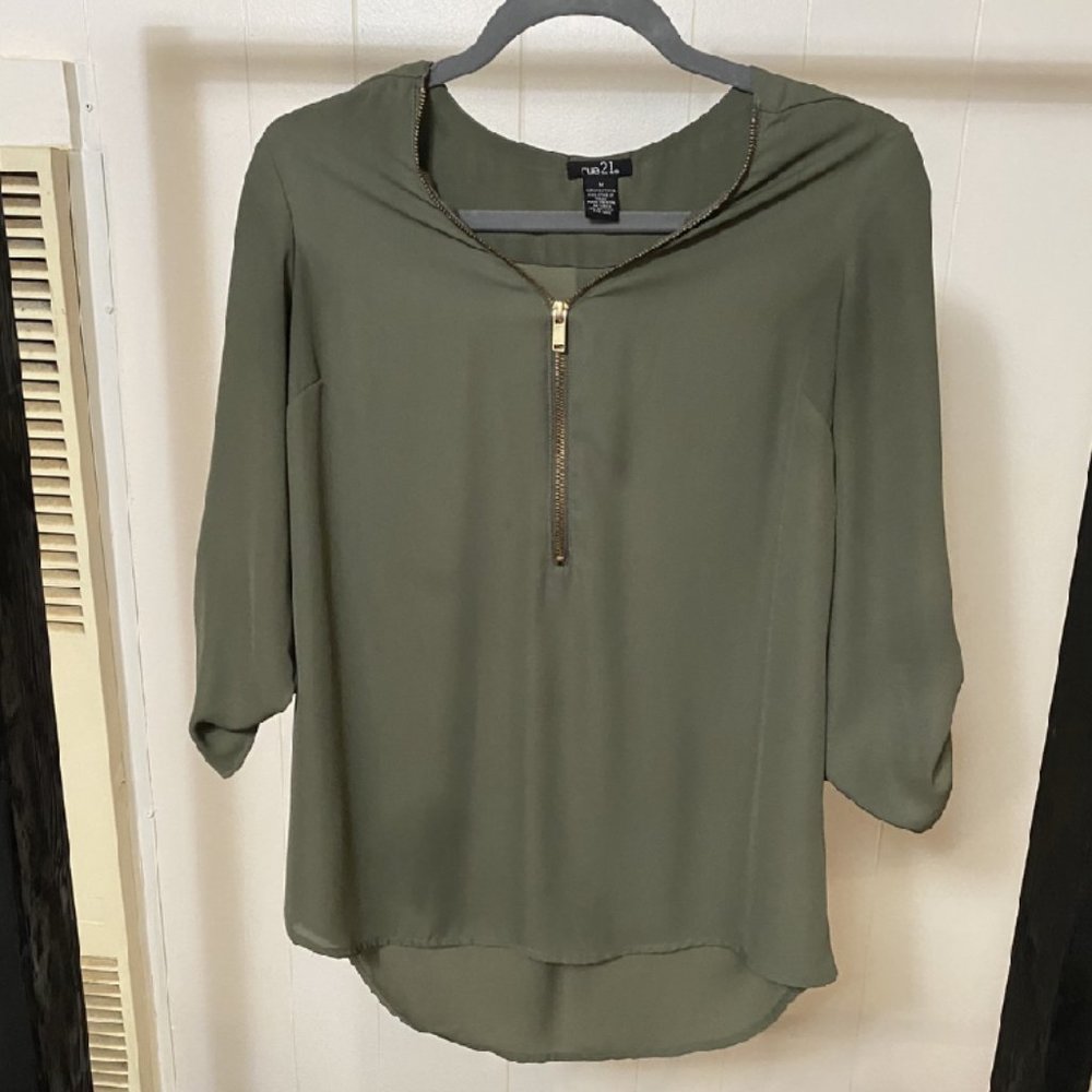 Forrest Green Blouse